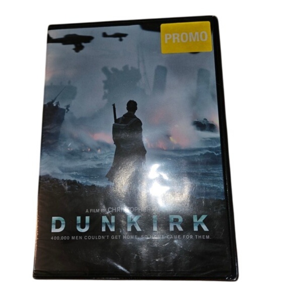 New Dunkirk DVD Christopher Nolan War Movie WWII Tom Hardy Promo New Sealed‎